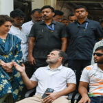 एफआईआर के लिए राहुल का धरना
