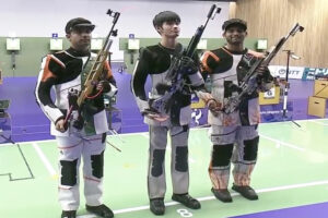 10 मीटर एयर राइफल में हिमांशु ढिल्लों ने रजत पदक जीता, रुद्राक्ष पाटिल ने जीता कांस्य