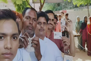 राजस्थान में नगर निकाय चुनाव के पहले चरण में अपराह्न एक बजे तक 50 प्रतिशत से अधिक मतदान