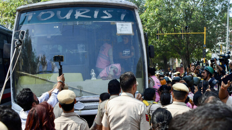 सीजेपी के प्रदर्शन पर पुलिस की सख्त कार्रवाई, कई नेता हिरासत में