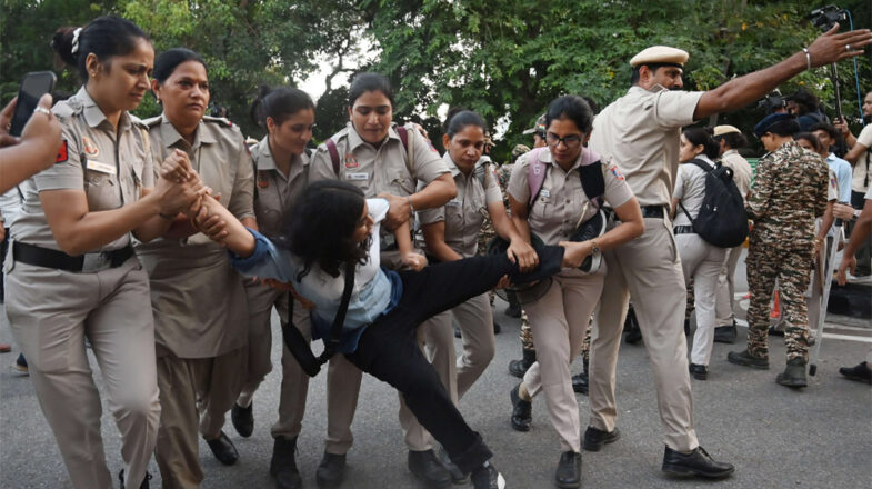 पुलिस कार्रवाई का दायरा बहुत बड़ा था