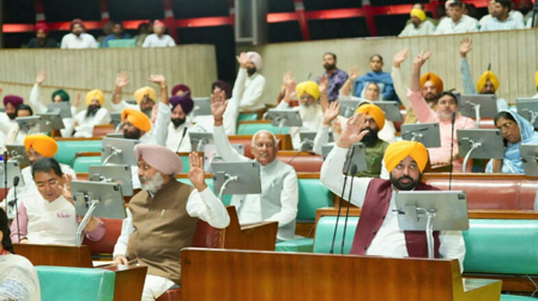 पंजाब विस में एसआईआर पर प्रस्ताव सर्वसम्मति से पारित