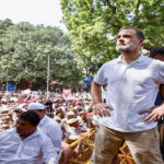 तीसरे दिन भी राहुल का प्रदर्शन
